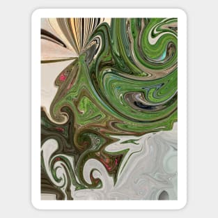 Abstract Marbling Sticker